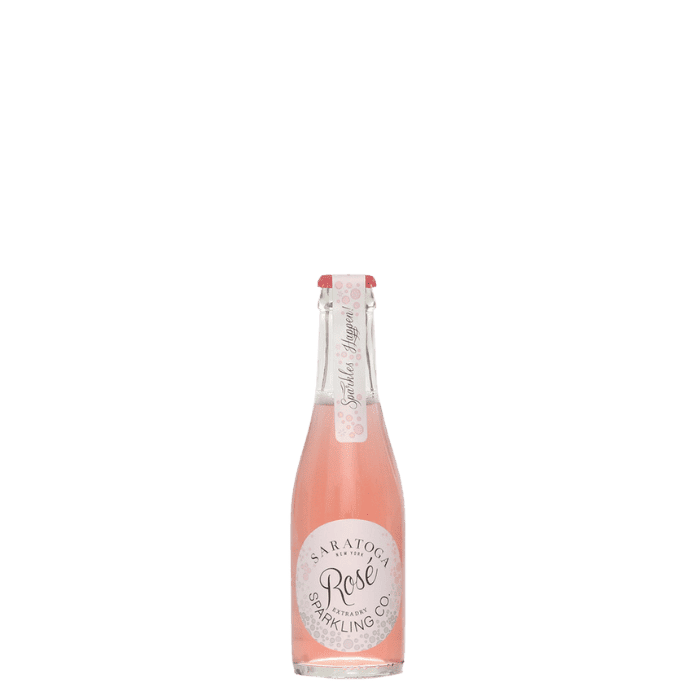 click to download a high res photo of of a bottle of Saratoga Sparkling Rosé -187ml