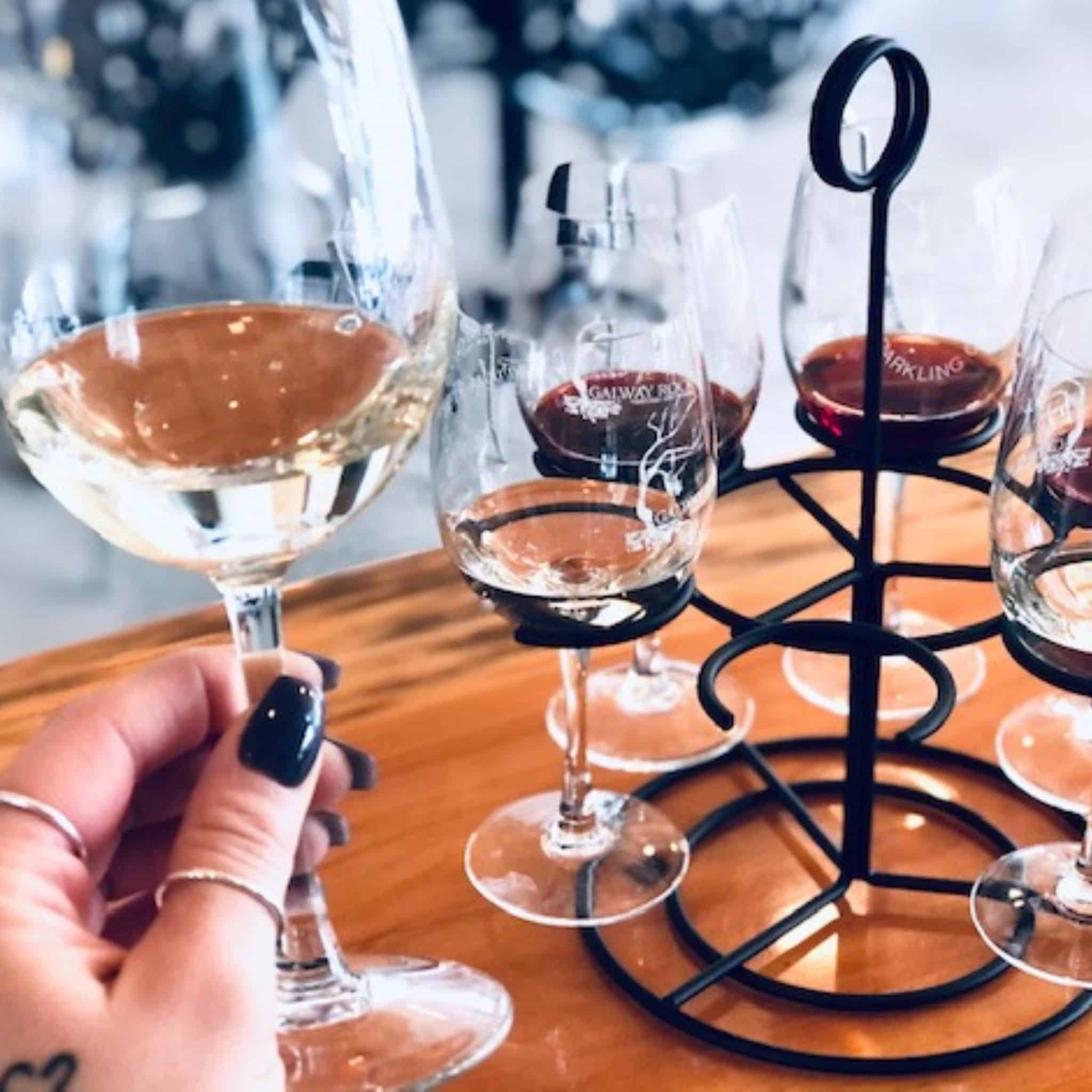 wine tasting flight