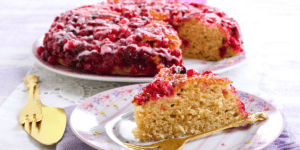 Cranberry Orange Upside-Down Cake