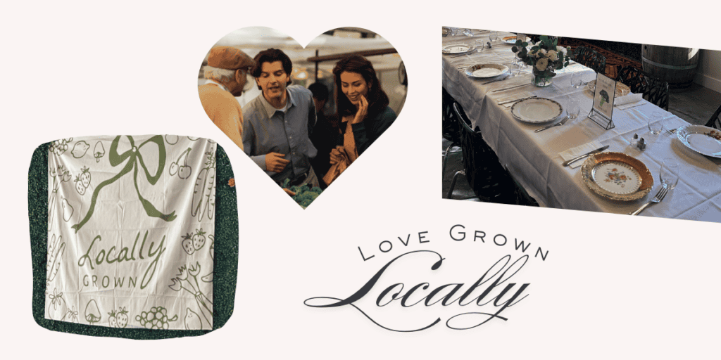 Love Grown Locally bridal shower theme Galway Rock Winery Saratoga ny