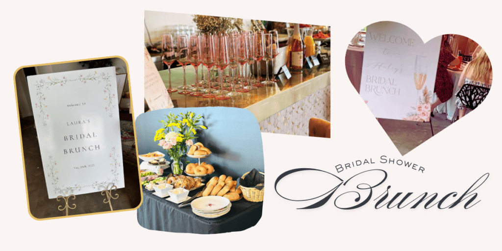 Bridal shower brunch with mimosa bar at Galway Rock Winery near Saratoga NY